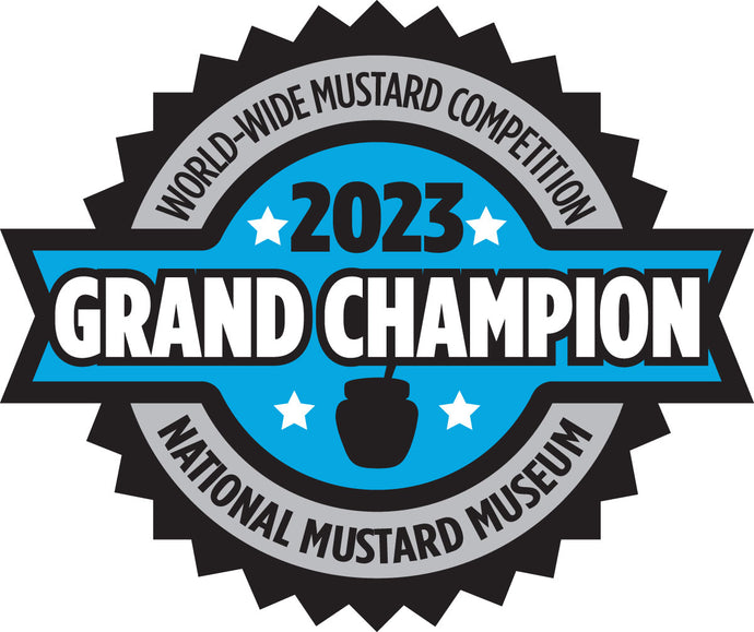 Kelley's Gourmet is the Grand Champion of the World-Wide Mustard Competition