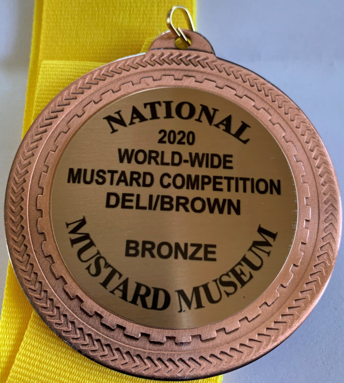 Kelley’s Gourmet Wins 7th Medal for their Kelley’s Gourmet Stone Ground Mustard in the 2020 Worldwide Mustard Competition!