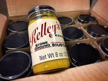 12  Jar case Case of  Kelley's Gourmet Stone Ground Mustard - 1 Case 12 Jars