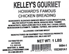 Howard's Famous Chicken Breading 1 PD Pouch 2 Packages